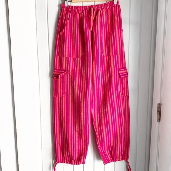 90s striped pants